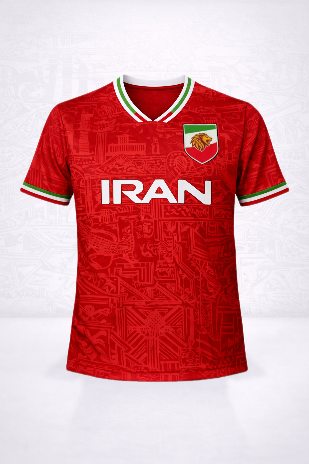 Iran 2026 Jersey, Red [PRE-ORDER]
