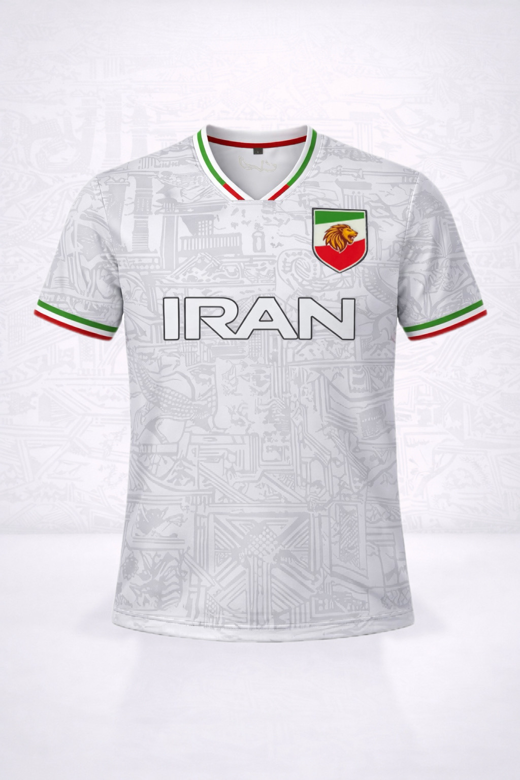 Iran 2026 Jersey, White [PRE-ORDER]