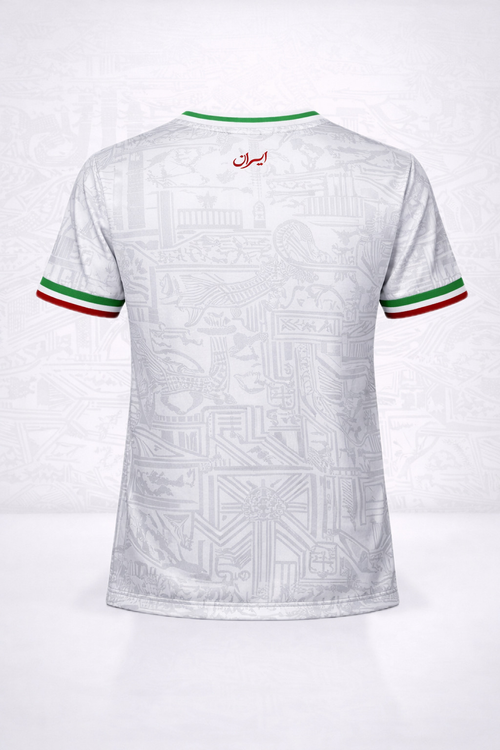 Iran 2026 Jersey, White [PRE-ORDER]